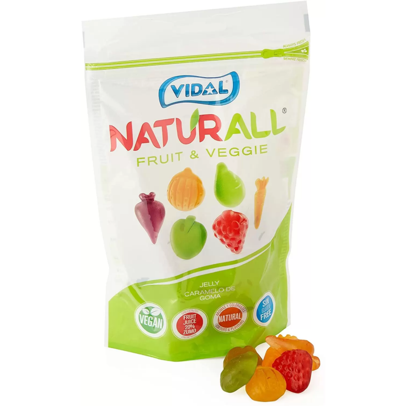Vidal 165G Naturall Fruit & Veggie