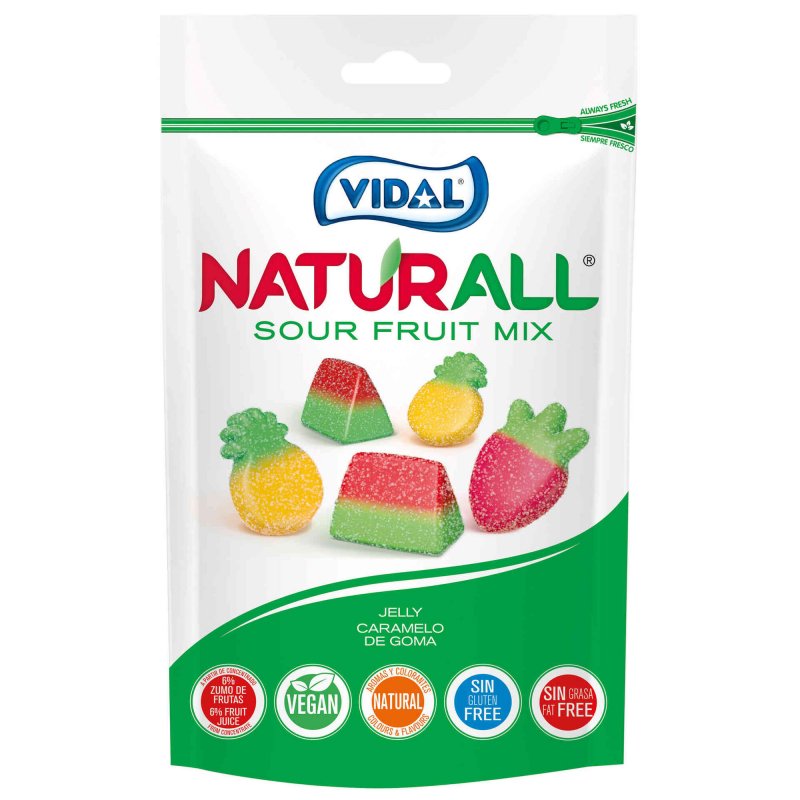 Vidal Naturall Sour Fruit Mix Vegan