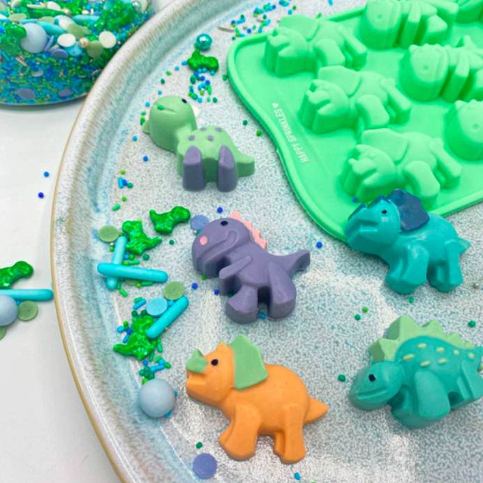 Molde de Silicone Dinossauros Molde de Silicone Dinossauros