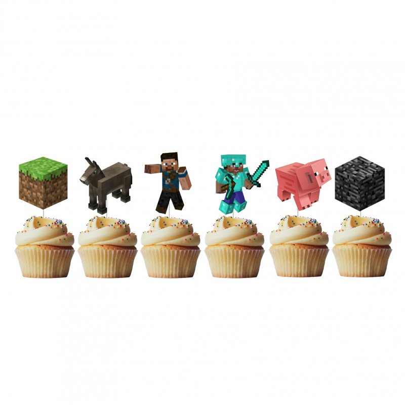 Mini bolo minecraft - Nat bolos e doces