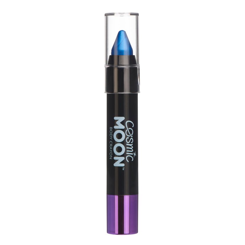 Lápis Pintura Facial 3.5g Metalizada Azul