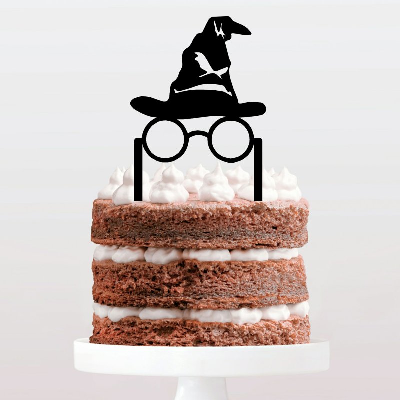 Topo de Bolo Acrílico Harry Potter