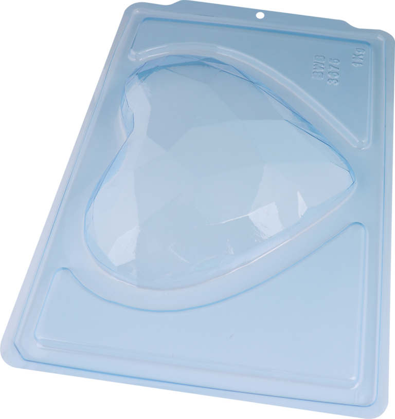 Forma Especial 3 Partes - Coração Lapidado 1Kg Forma Especial 3 Partes - Coração Lapidado 1Kg