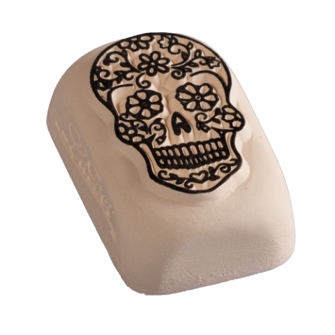 Pedra Média para Tatuagem Temporária - Caveira