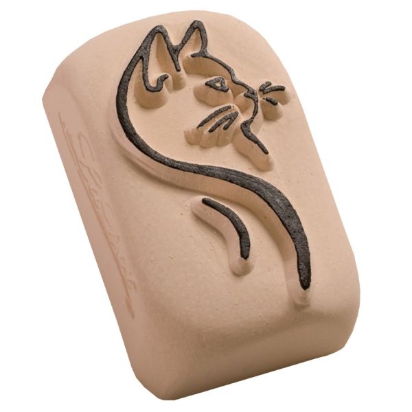 Pedra Média para Tatuagem Temporária - Gato Tribal