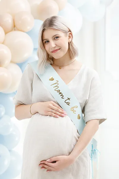 Faixa Mom To Be Azul Faixa Mom To Be Azul