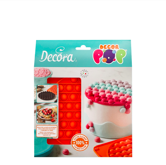 Molde Silicone Pop It Redondo Molde Silicone Pop It Redondo