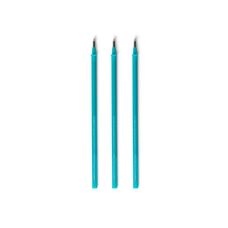 3 Recargas para Caneta de Gel Apagável - Turquesa