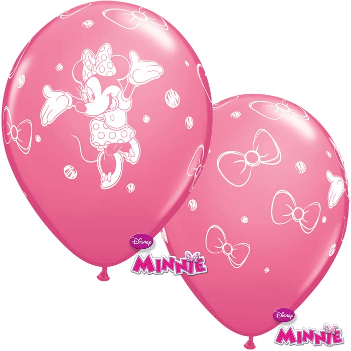 Unidade Balão Latex Minnie