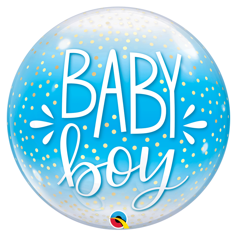 Balão Bubble Baby Boy