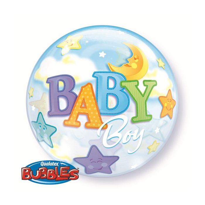 Balão Bubble Baby Boy