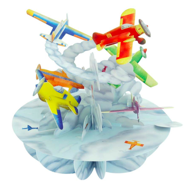 Postal 3D Pirouette - Aviões