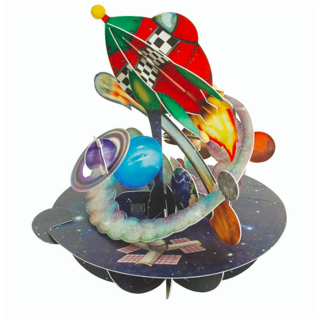Postal 3D Pirouette - Espaço