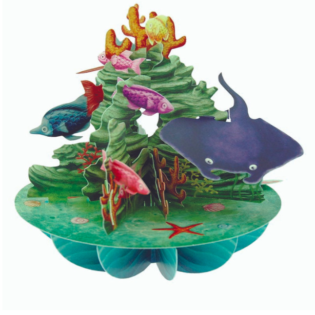Postal 3D Pirouette - Fundo do Mar