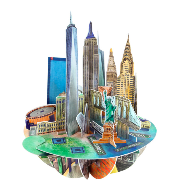 Postal 3D Pirouette - Nova Iorque