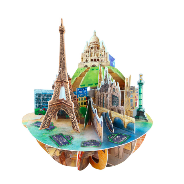 Postal 3D Pirouette - Paris