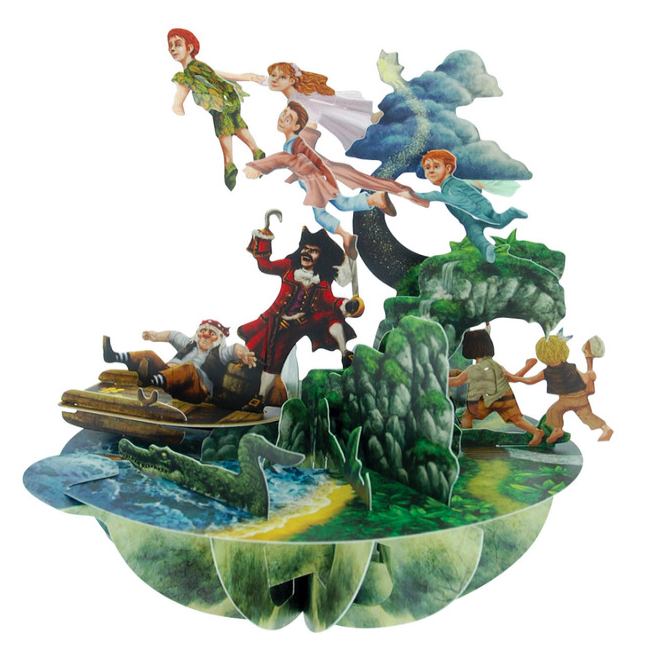 Postal 3D Pirouette - Peter Pan