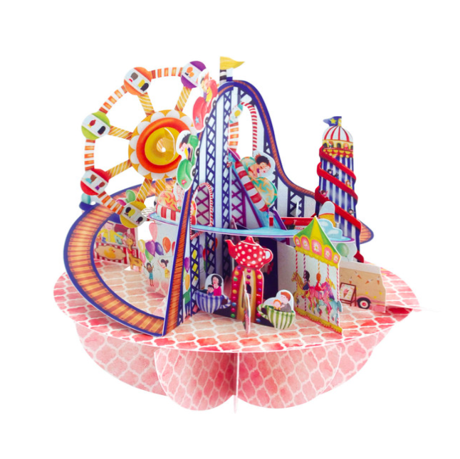 Postal 3D Pirouette - Feira de Diversões