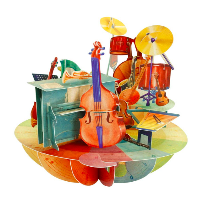 Postal 3D Pirouette - Música