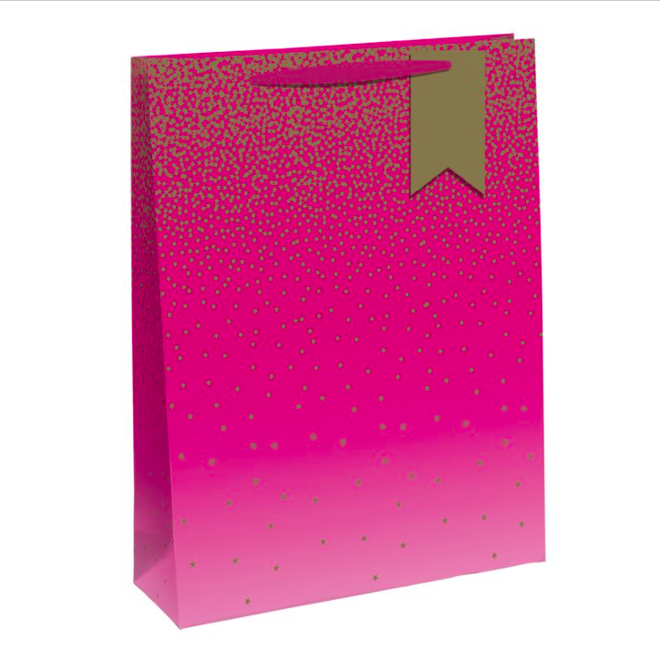 Saco M Rosa Estrelas