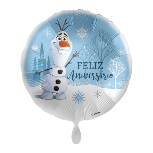 Balão Feliz Aniversário Frozen