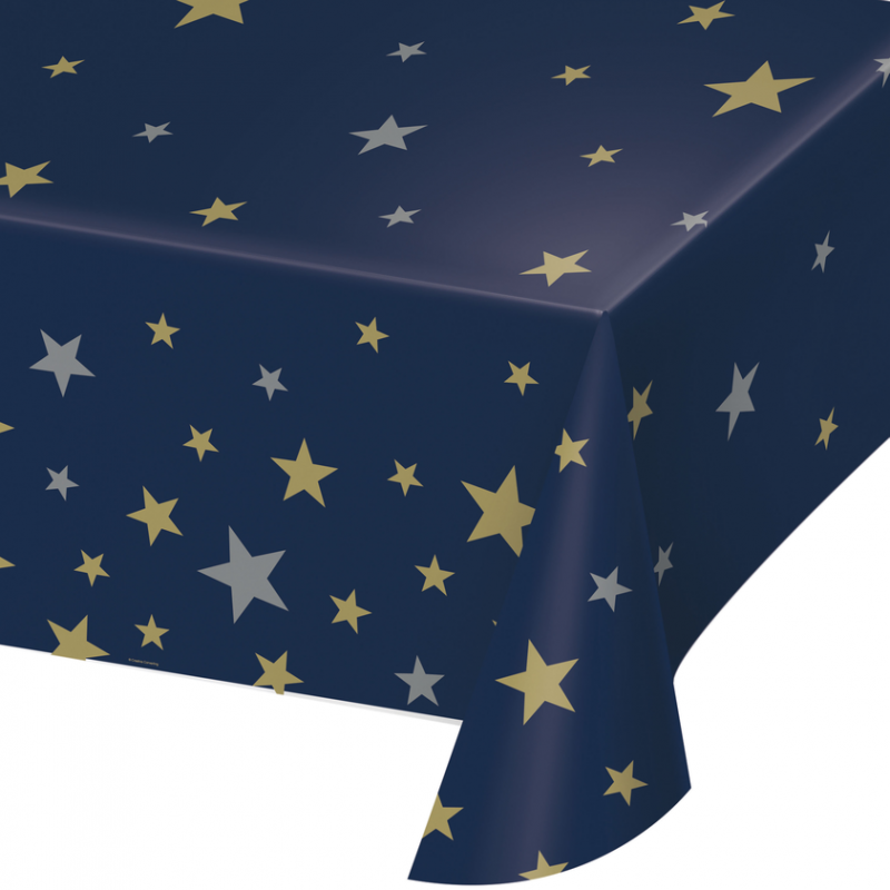 Toalha Azul Navy com Estrelas