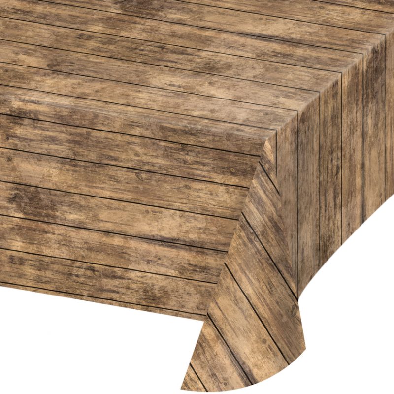 Toalha de Mesa Madeira Escura Toalha de Mesa Madeira Escura