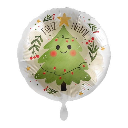Balão Feliz Natal Árvore