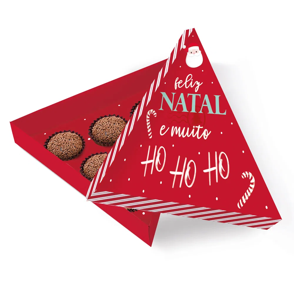 10 Caixas para 6 Brigadeiros Árvore
