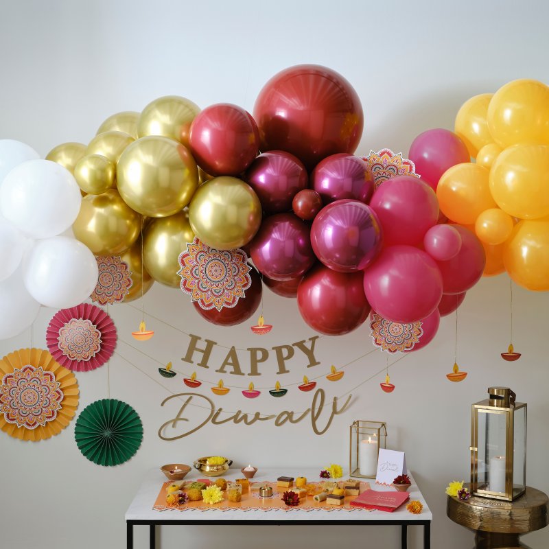 Kit Arco de Balões Diwali