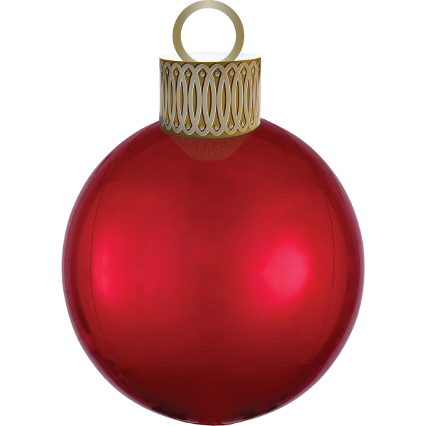 Balão Bola de Natal Vermelho