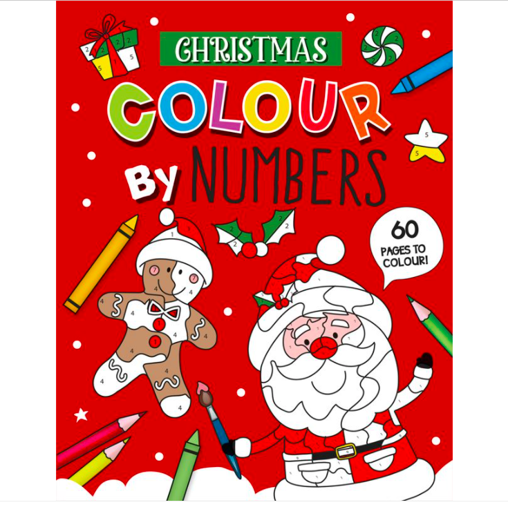 Livro para Colorir por Números Natal