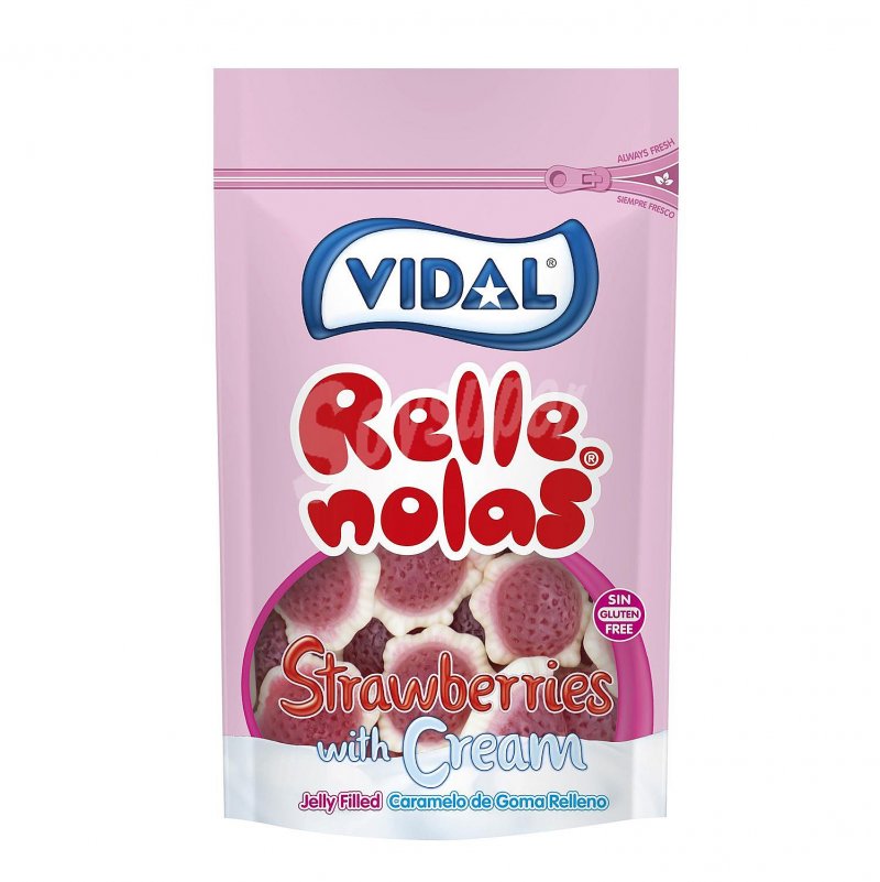 Vidal 165G Morangos Recheados