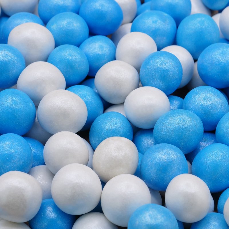 Bolas de Cereal 100g Azul e Pérola
