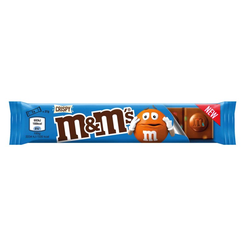 M&Ms Mini Tablete Chocolate Crispy