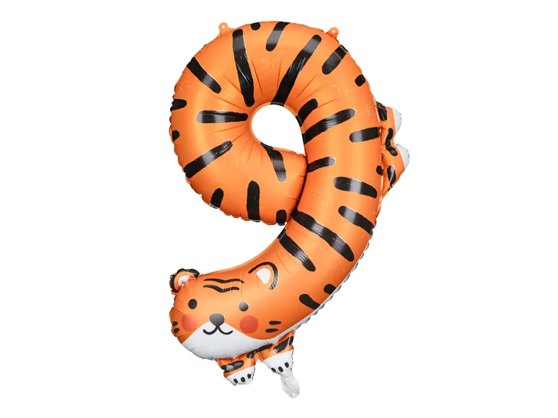Balão Número 9 Tigre