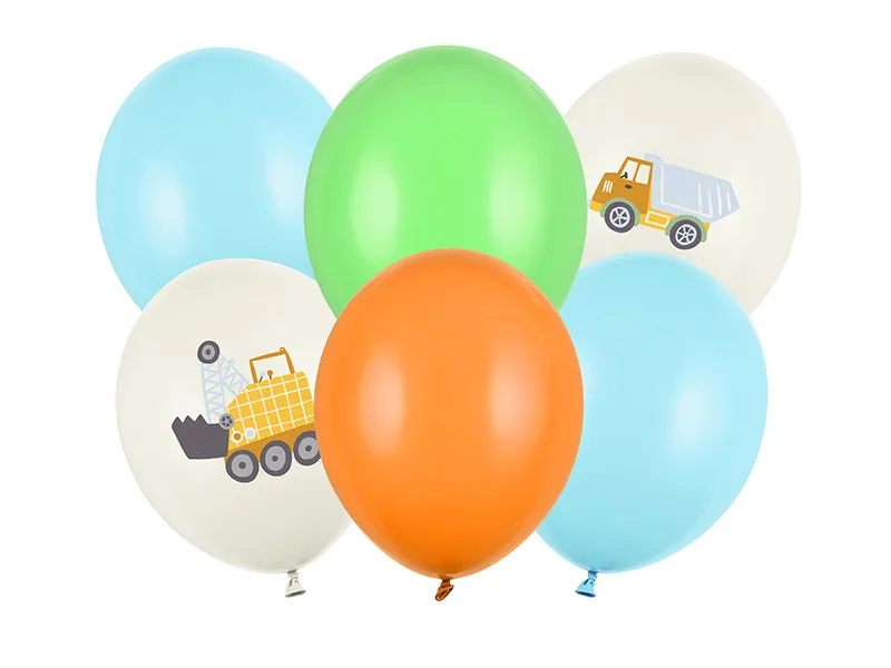 6 Balões de Latex Construção
