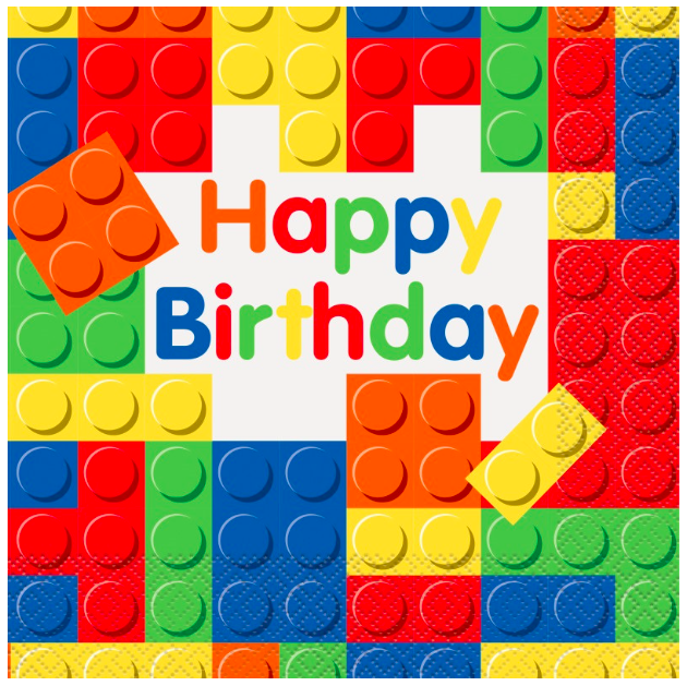 Guardanapos Lego