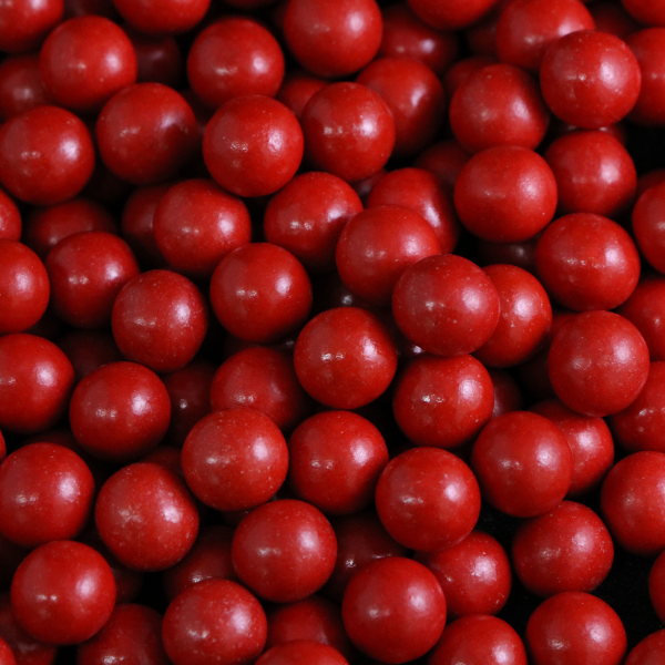 Pérolas de Chocolate Grandes Vermelho