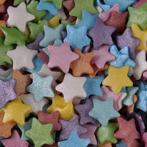 Sprinkles Estrelas Coloridas Grandes 50g