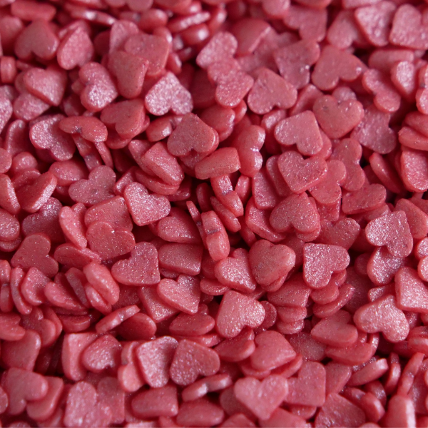 Sprinkles Corações Pequenos Vermelho 60g