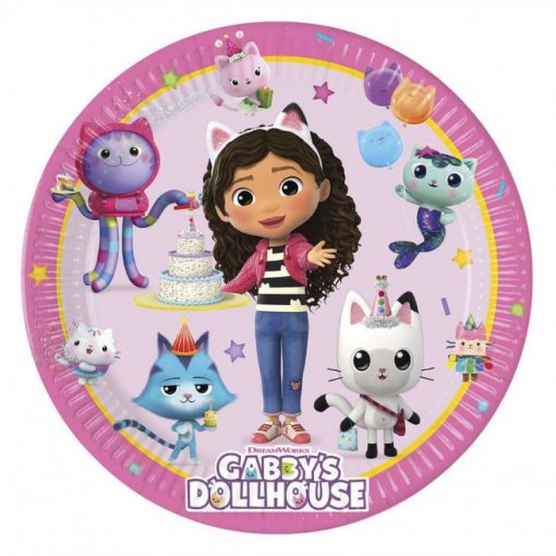 Pratos Pequenos Casa de Bonecas da Gabby