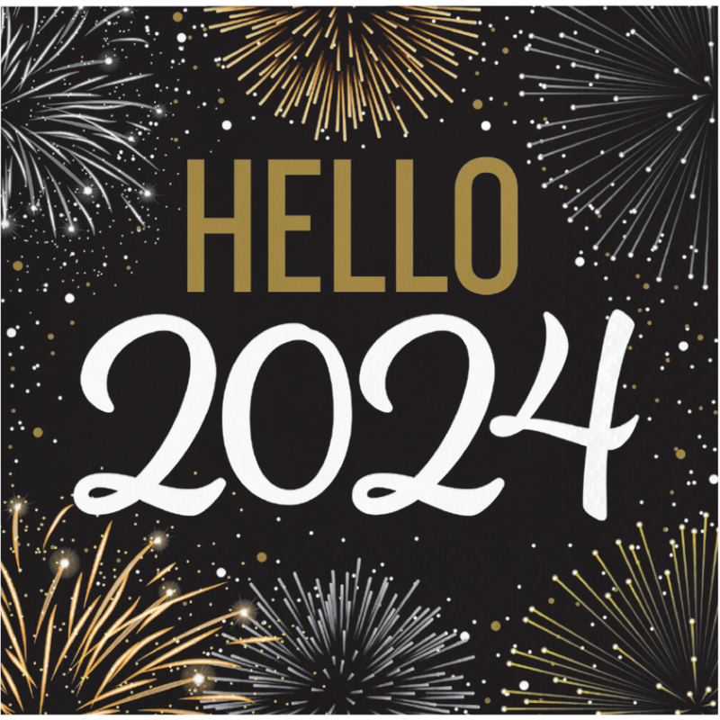 Guardanapos Pequenos Hello 2024
