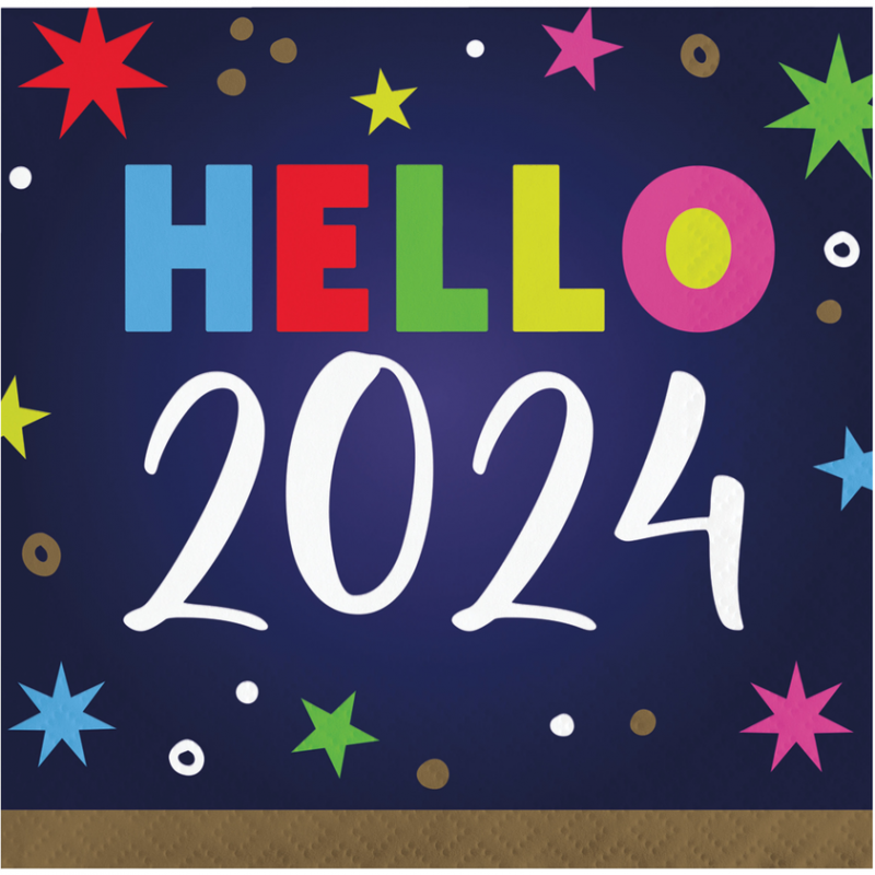 Guardanapos Pequenos Hello 2024