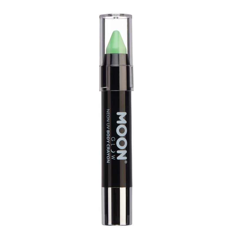 Lápis Neon UV Cara e Corpo Branco - Verde Pastel