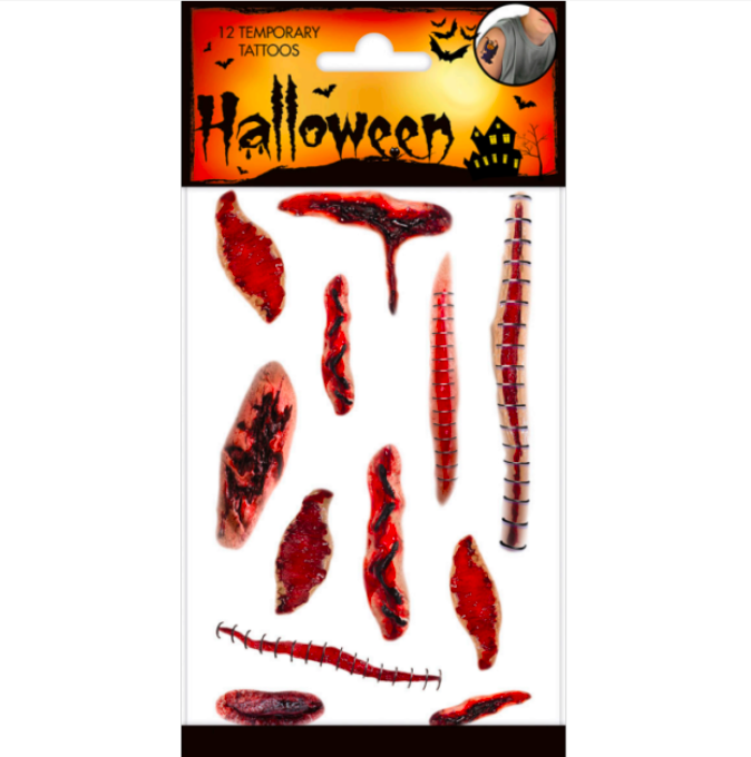 Tatuagens Halloween Feridas Tatuagens Halloween Feridas
