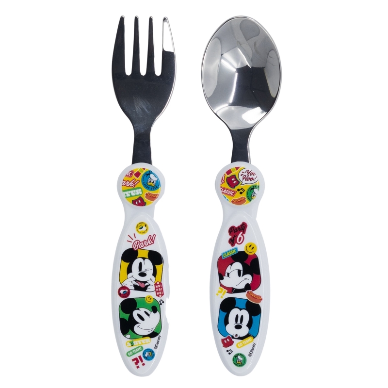 2 Talheres de Metal Mickey