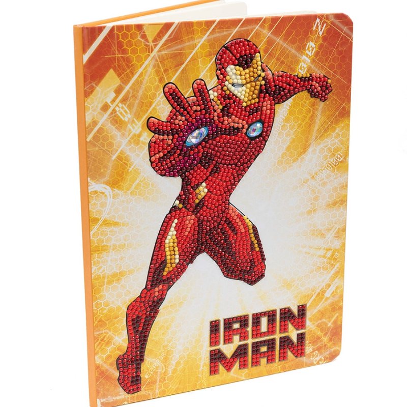 Crystal Art - Caderno Iron Man