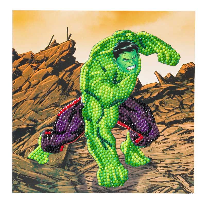 Crystal Art - Cartão Hulk