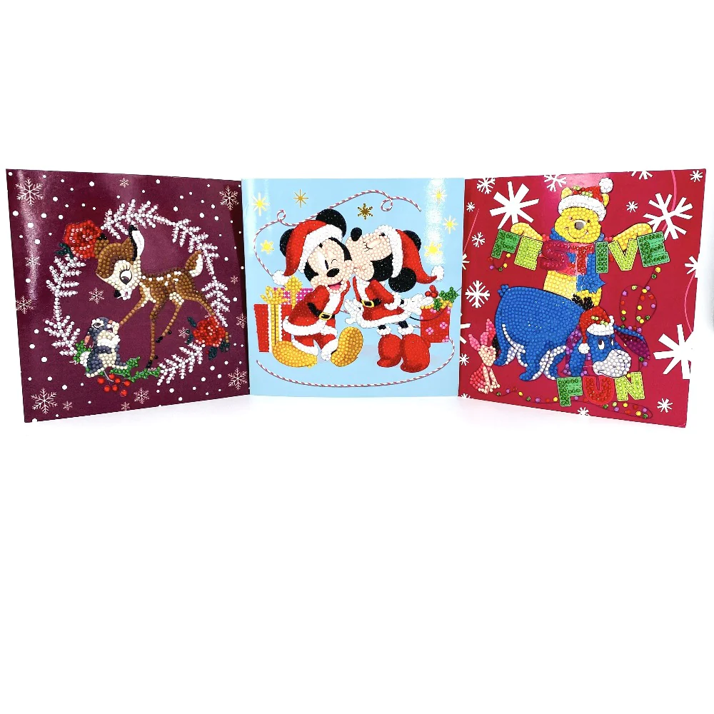 Crystal Art - Postais de Natal Disney